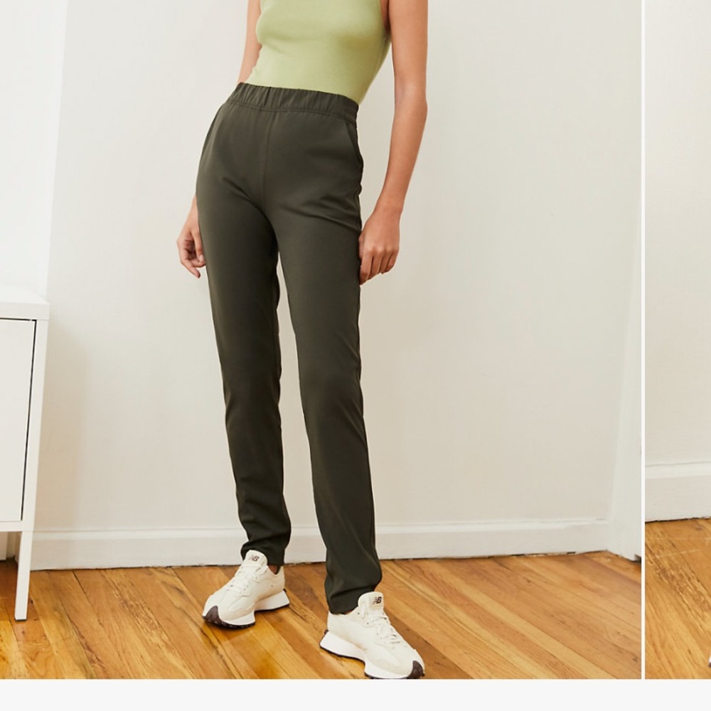 Babaton weekender pants olive xs